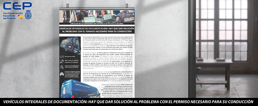 VEHCULOS INTEGRALES DE DOCUMENTACIN: HAY QUE DAR SOLUCIN AL PROBLEMA CON EL PERMISO NECESARIO PARA SU CONDUCCIN