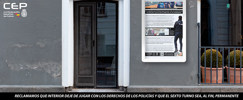 RECLAMAMOS QUE INTERIOR DEJE DE JUGAR CON LOS DERECHOS DE LOS POLICAS Y QUE EL SEXTO TURNO SEA, AL FIN, PERMANENTE