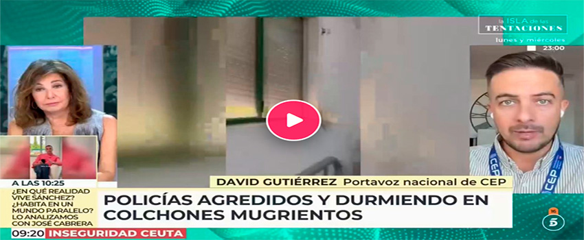 DESPU�S DE 45 D�AS INTERIOR SIGUE SIN SER CAPAZ DE ENCONTRAR UN ALOJAMIENTO DIGNO PARA LOS POLIC�AS DESPLEGADOS EN CEUTA, COMO HEMOS DENUNCIADO HOY EN PROGRAMADEAR