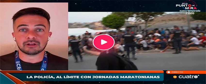 NOS INDIGNA COMO PERSONAS Y NOS FRUSTRA COMO POLIC�AS. LA SITUACI�N QUE VIVE CEUTA EXIGE UN DESPLIEGUE POLICIAL MUCHO MAYOR.