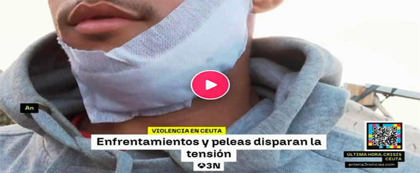 LA SITUACI�N EN LAS CALLES DE CEUTA NO MEJORA. PORQUE SIGUE HABIENDO MILES DE INMIGRANTES EN ELLAS. PORQUE ALGUNOS HACEN DE LA VIOLENCIA SU FORMA DE VIDA.